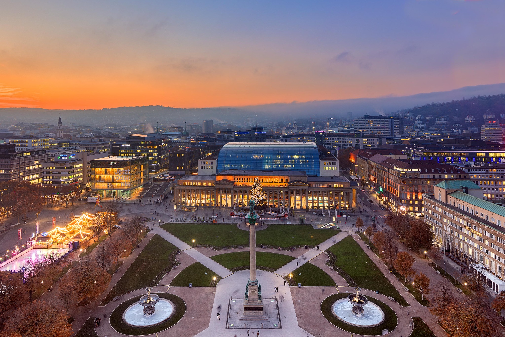 Schlossplatz II Stuttgart – Fine-Art-Fotografie von Daniel Stauch
