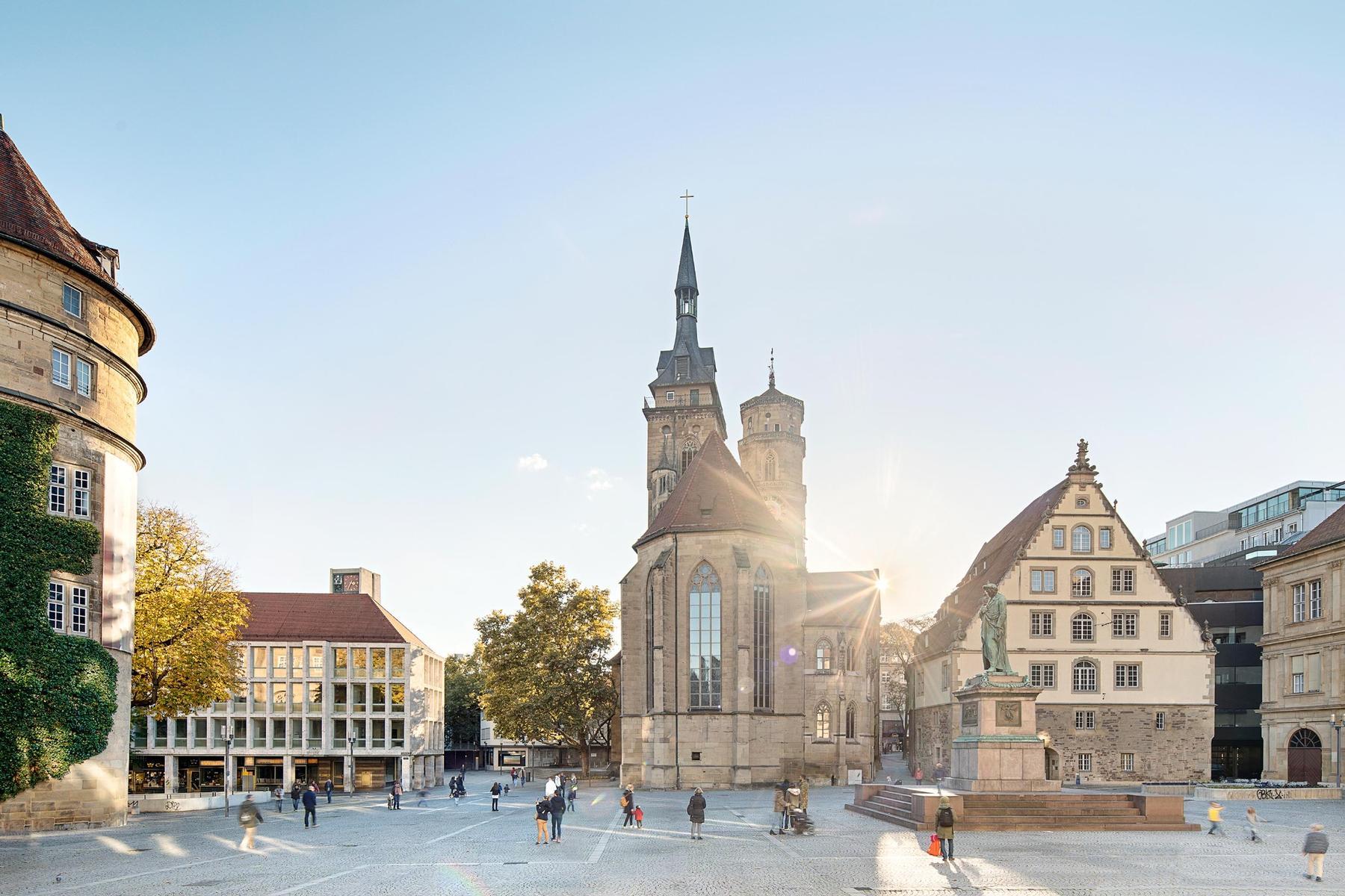 Schillerplatz Stuttgart – Fine art photography by Daniel Stauch